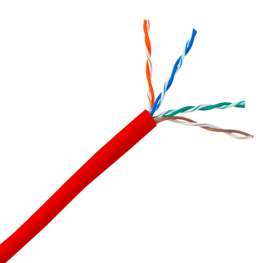 Cat5e Ethernet Cable – 1000 ft, Solid Copper, UTP, CMR Riser Rated, PoE Compliant (Pull Box)