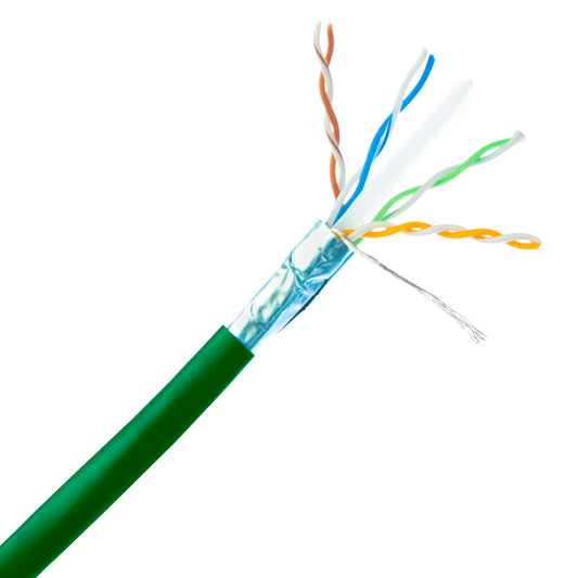 Shielded Cat6A Ethernet cable for high-speed network upgrades