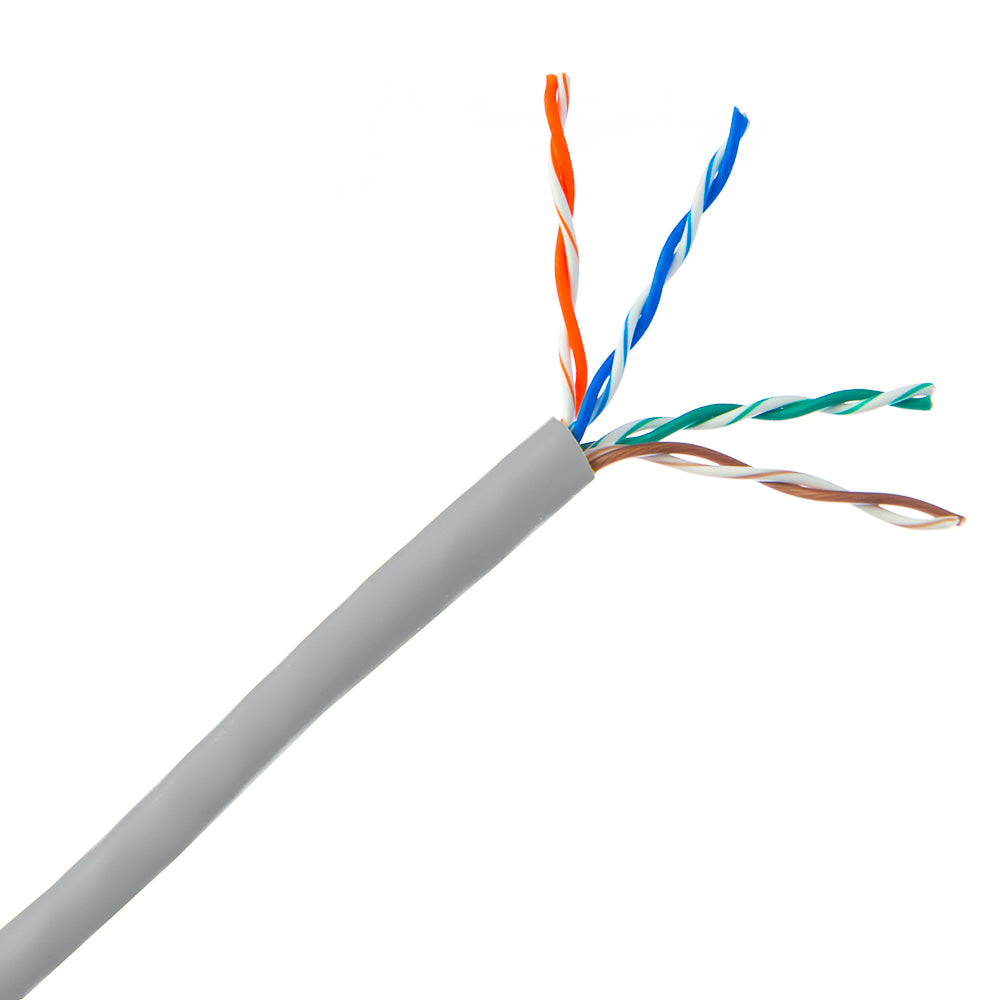 Cat5e Ethernet Cable – 1000 ft, Stranded Copper, Unshielded Twisted Pair (UTP), PoE Compliant, (Pull Box)