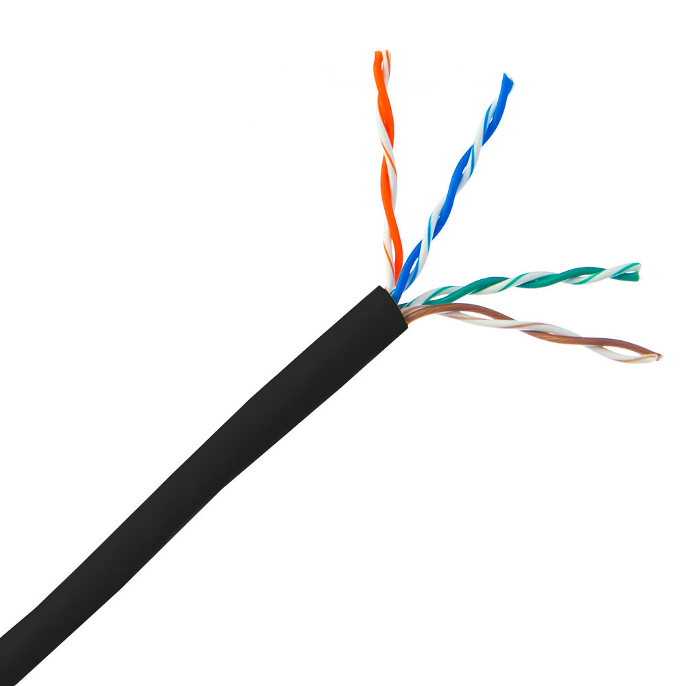 Cat5e Ethernet Cable – 1000 ft, Stranded Copper, Unshielded Twisted Pair (UTP), PoE Compliant, (Pull Box)
