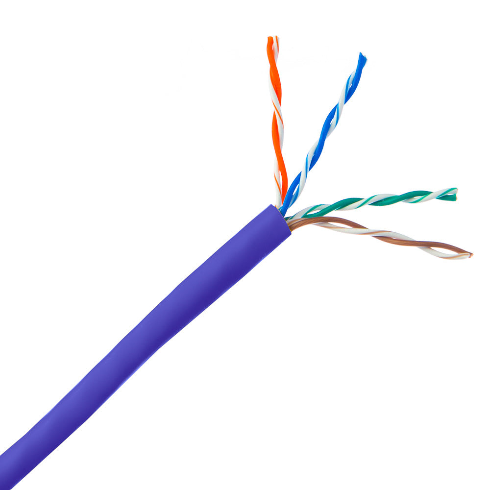 Cat5e Ethernet Cable – 1000 ft, Solid Copper, UTP, CMR Riser Rated, PoE Compliant (Pull Box)