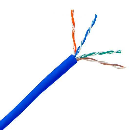Cat5e Ethernet Cable – 1000 ft, Stranded Copper, Unshielded Twisted Pair (UTP), PoE Compliant, (Pull Box)
