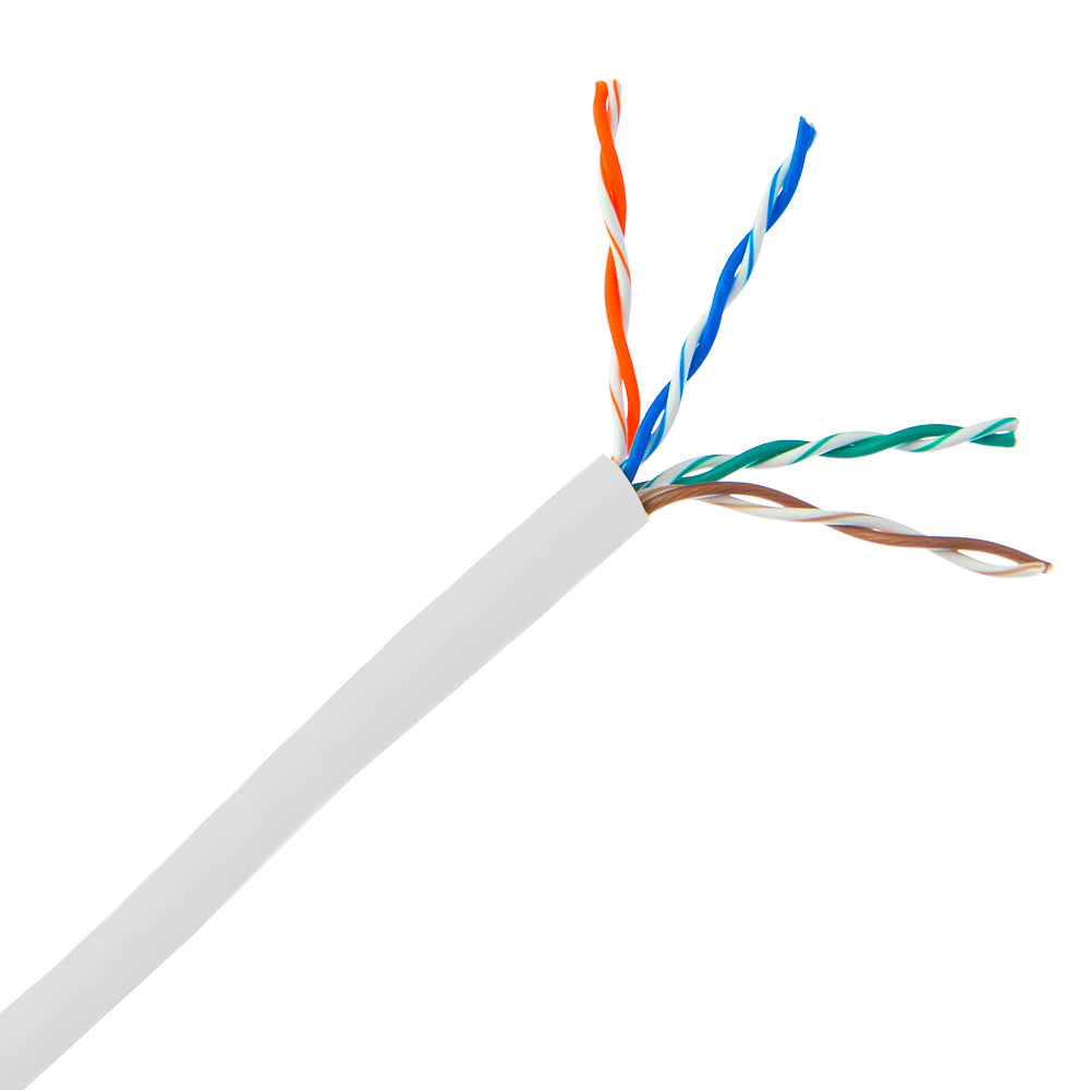 Cat5e Ethernet Cable – 1000 ft, Stranded Copper, Unshielded Twisted Pair (UTP), PoE Compliant, (Pull Box)
