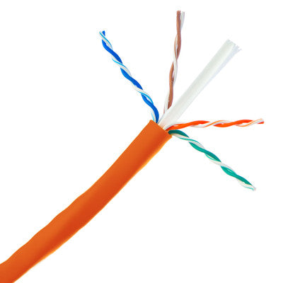 Cat6 Ethernet Cable – 1000 ft, Stranded Copper, UTP, PoE Compliant, 24 AWG (Pull Box)