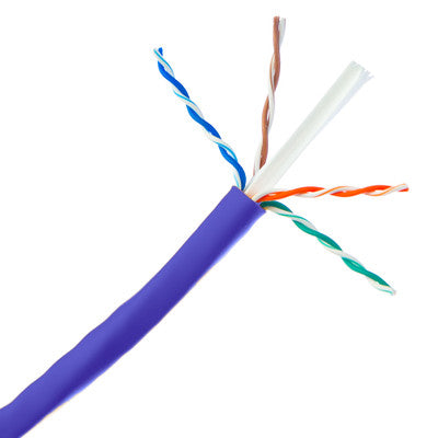 Cat6 Riser Ethernet Cable – 1000 ft, 23 AWG Solid Copper, UTP, CMR, PoE Compliant (Pull Box)