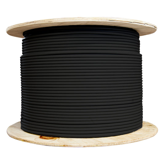 Cat6A Shielded Ethernet Cable – 1000 ft, Stranded Copper, F/UTP, 10-Gigabit, PoE Compliant, 500MHz, 26 AWG (Spool)
