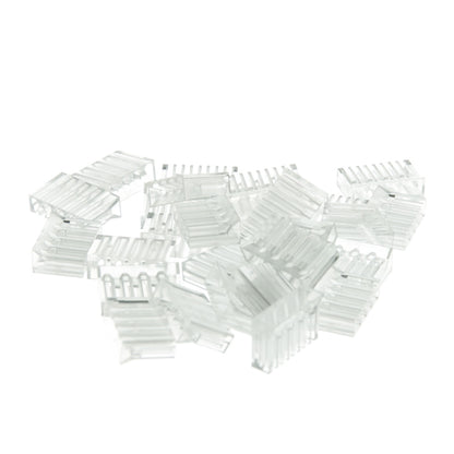 Cat6 RJ45 Crimp Connectors – Solid Cable, Staggered Wire Guides, PoE Compliant, 100-Pack