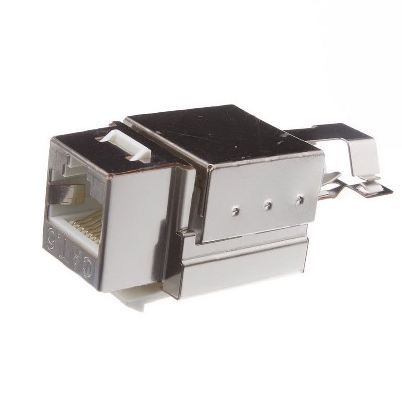 Shielded Cat6 RJ45 keystone jack with 110 punch down